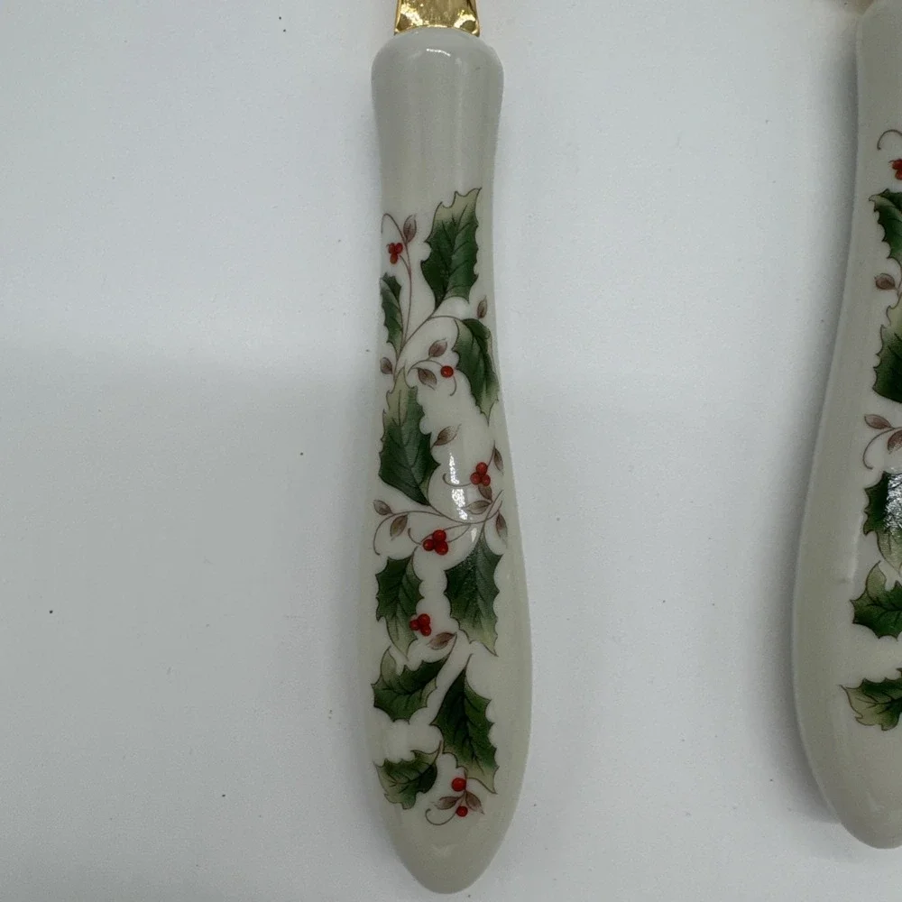 Home For Holidays Cheese Serving Set Ceramic Handles